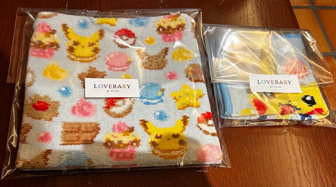 新品 フェイラー FEILER ポケモン 巾着 ハンカチ セット