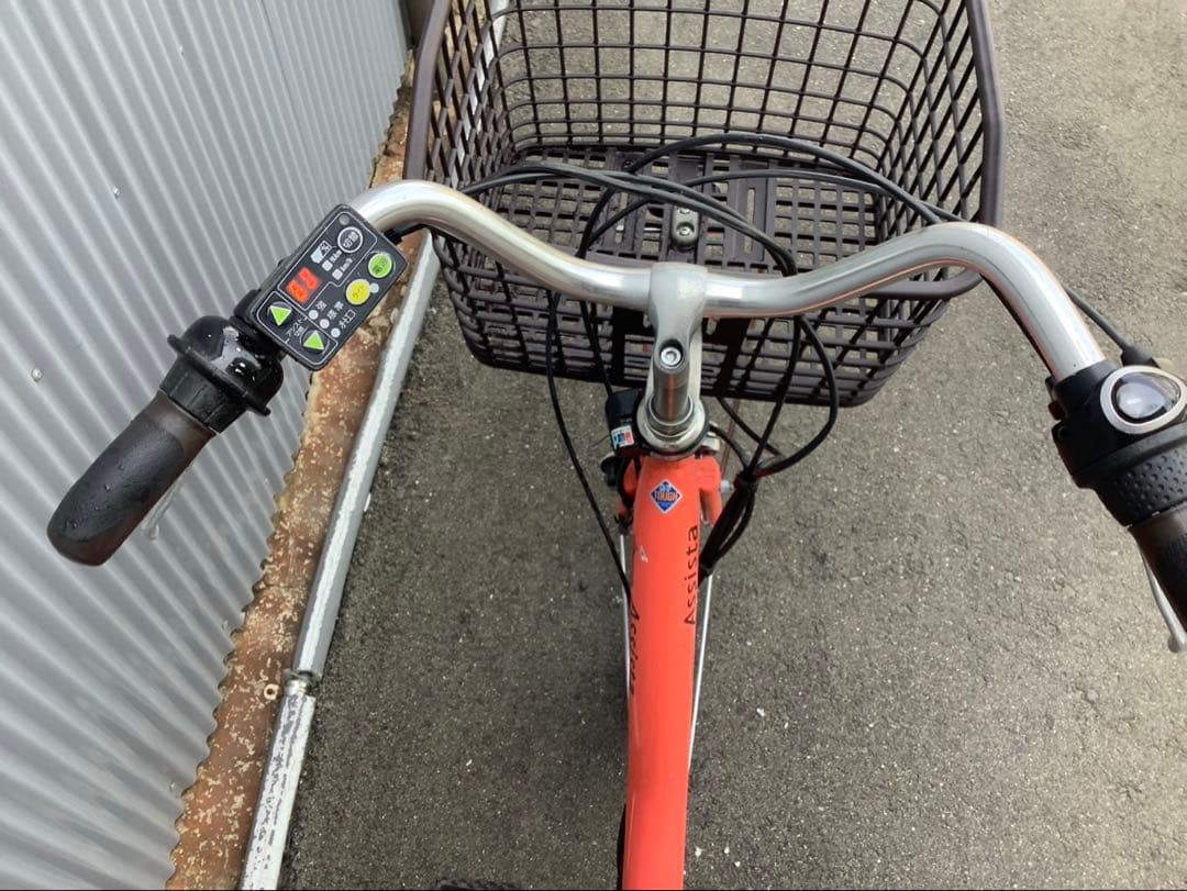 ヤマハ新機種電動アシスト自転車pasnatura24インチオレンジアルミボディー