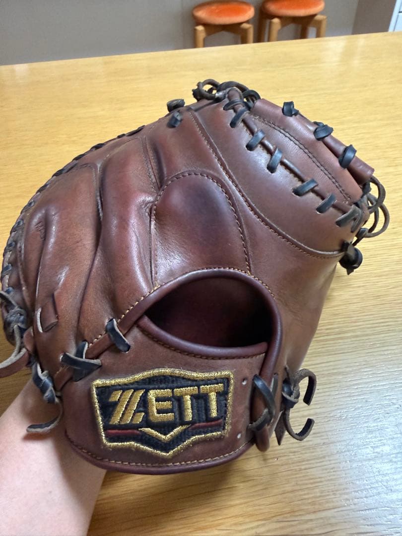 ZETT ブラウン 硬式グローブ キャッチャーミット 《即戦力》
