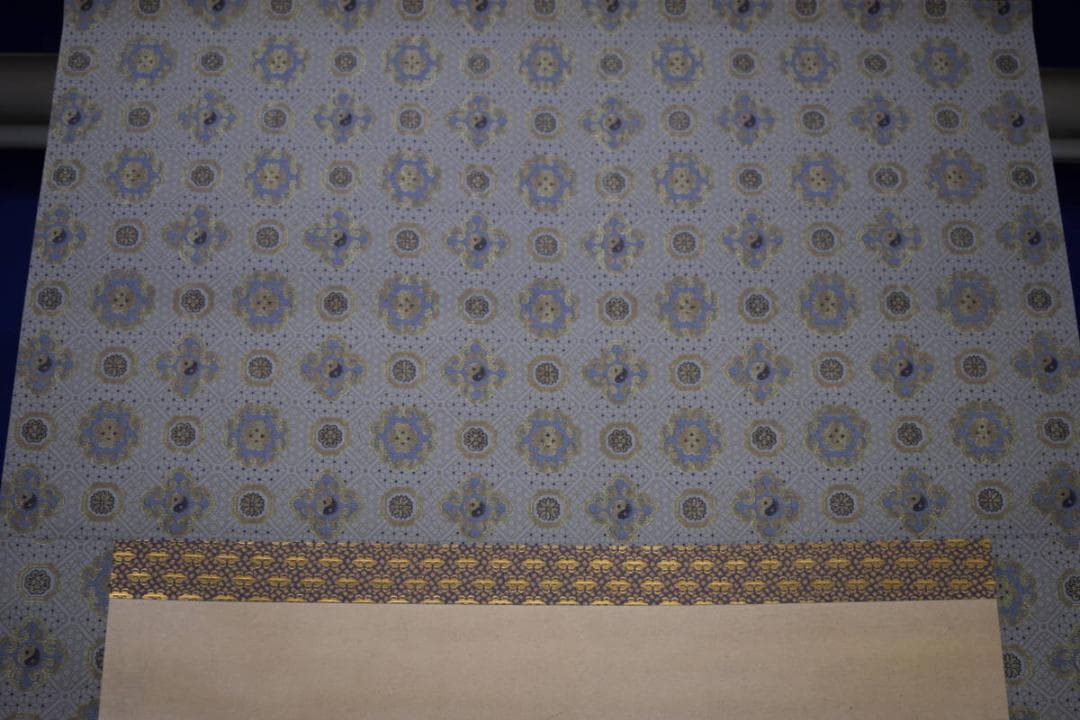 真作/玉峰/山水図/布袋屋掛軸HI-299