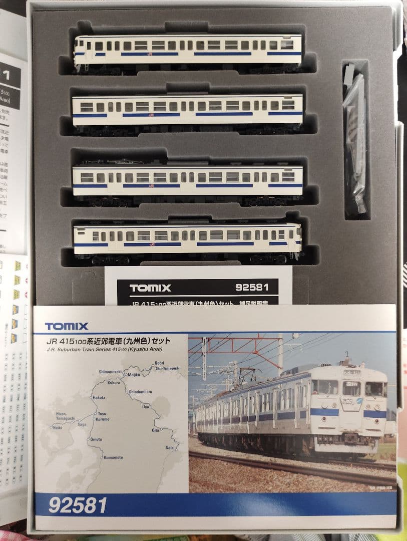 TOMIX 92581 JR 415系近郊電車 九州色セット 補足説明書あり