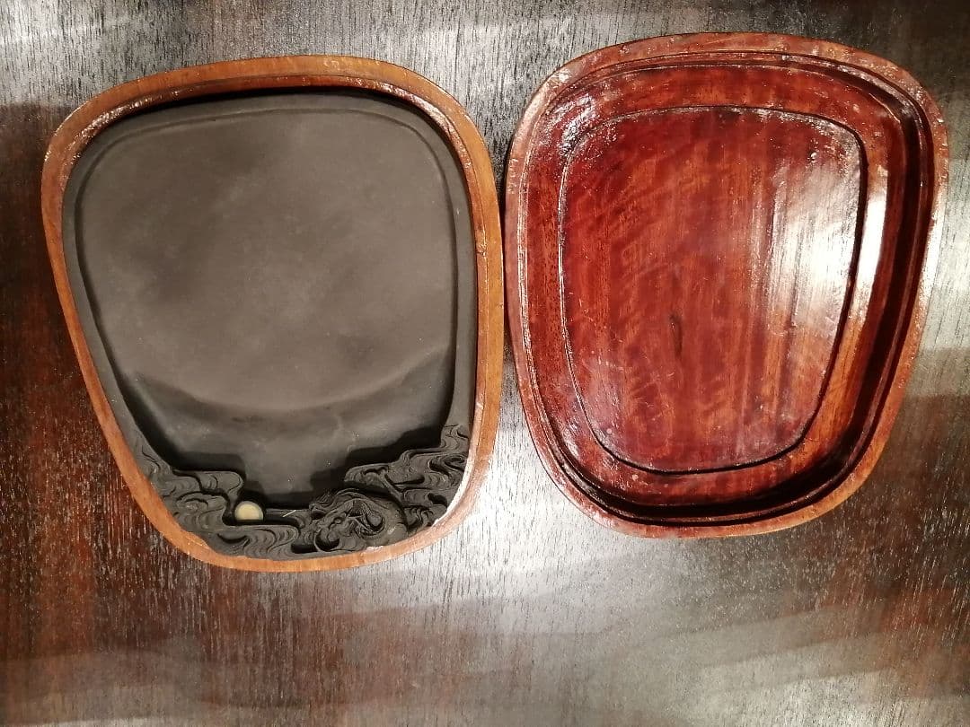 中国で購入硯  箱特注品