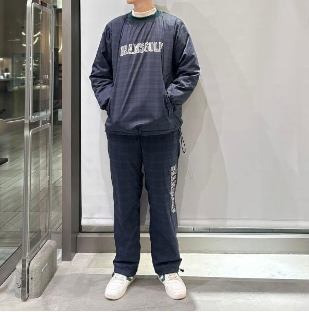 ビームスゴルフ　TAION コラボ　リバーシブル ダウン セットアップ　L