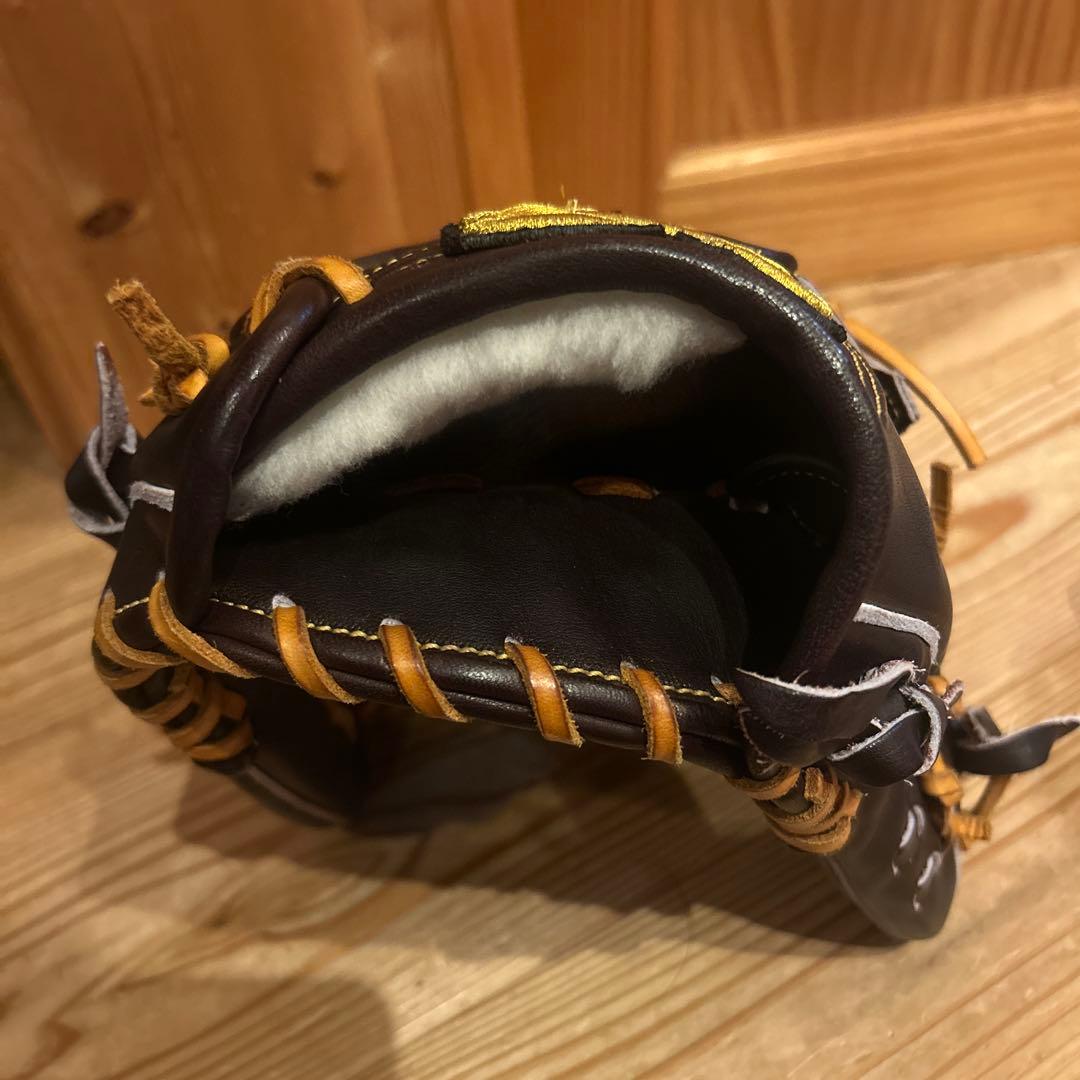 最終値下げ！ハイゴールド硬式グローブ ダークブラウン