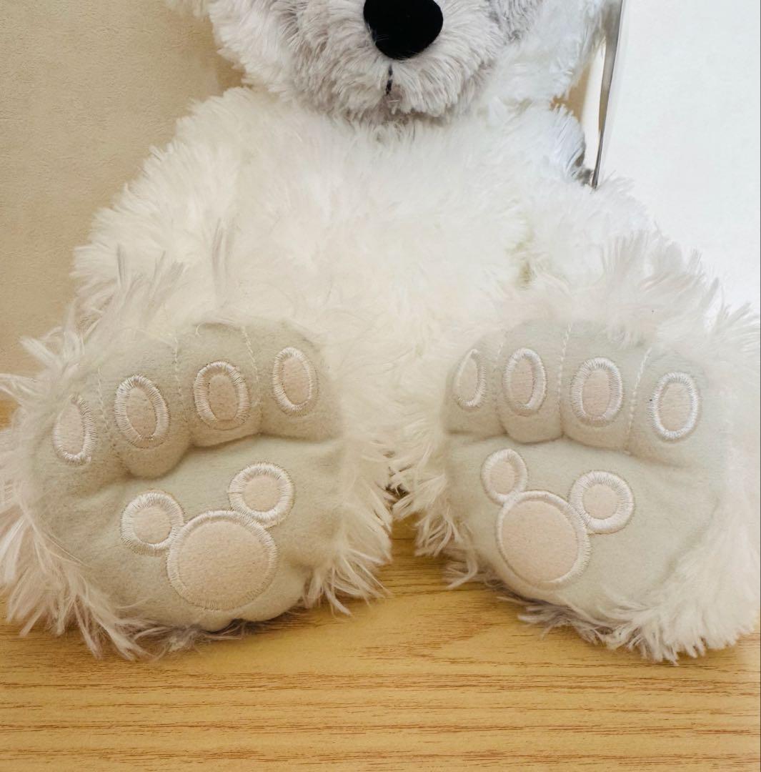 【レア】ディズニーベア 長毛 ホワイト　ダッフィー