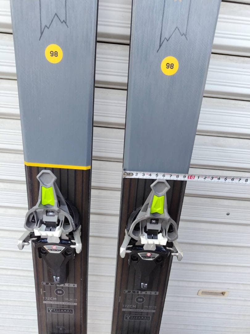 K2 WAYBACK 98 172cm バックカントリースキー板