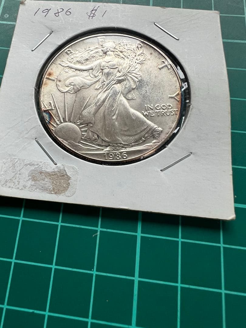 外国銀貨　アメリカ1D銀貨　1986年