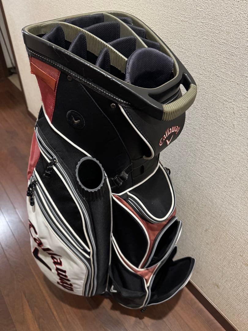Callaway キャディバッグ 黒/赤/白