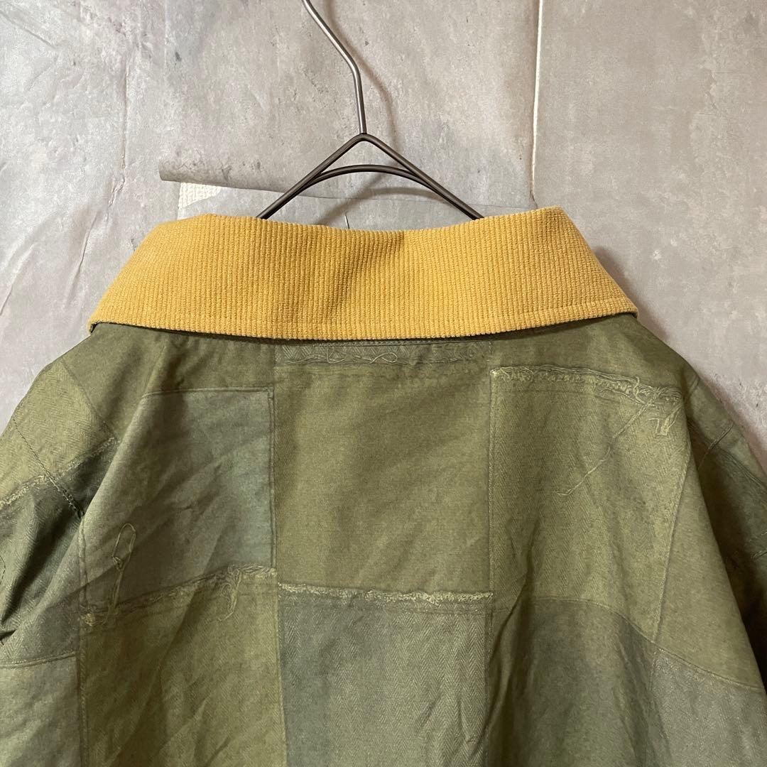 Burtonバートンスキーウェアスノーボードジャケット緑グリーンカーキチェック柄