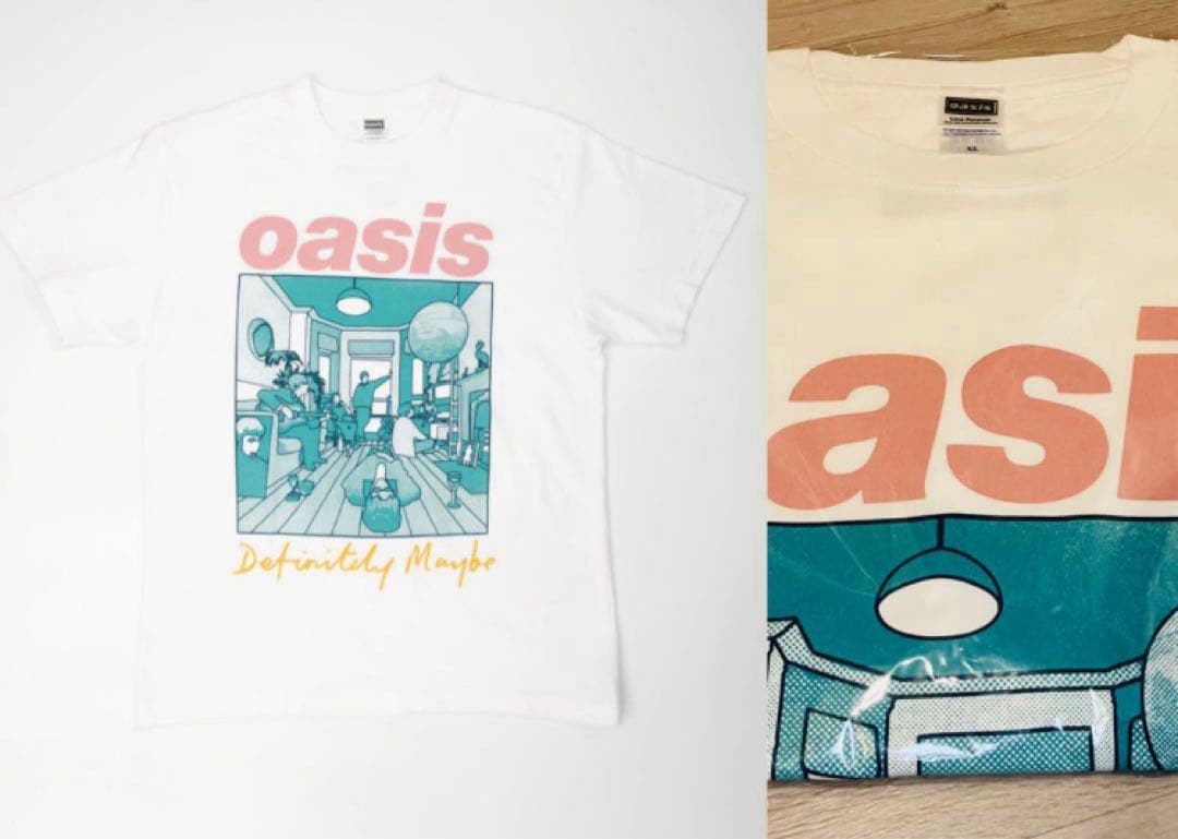 オアシス oasis Tシャツ サイズXL Definitely Maybe