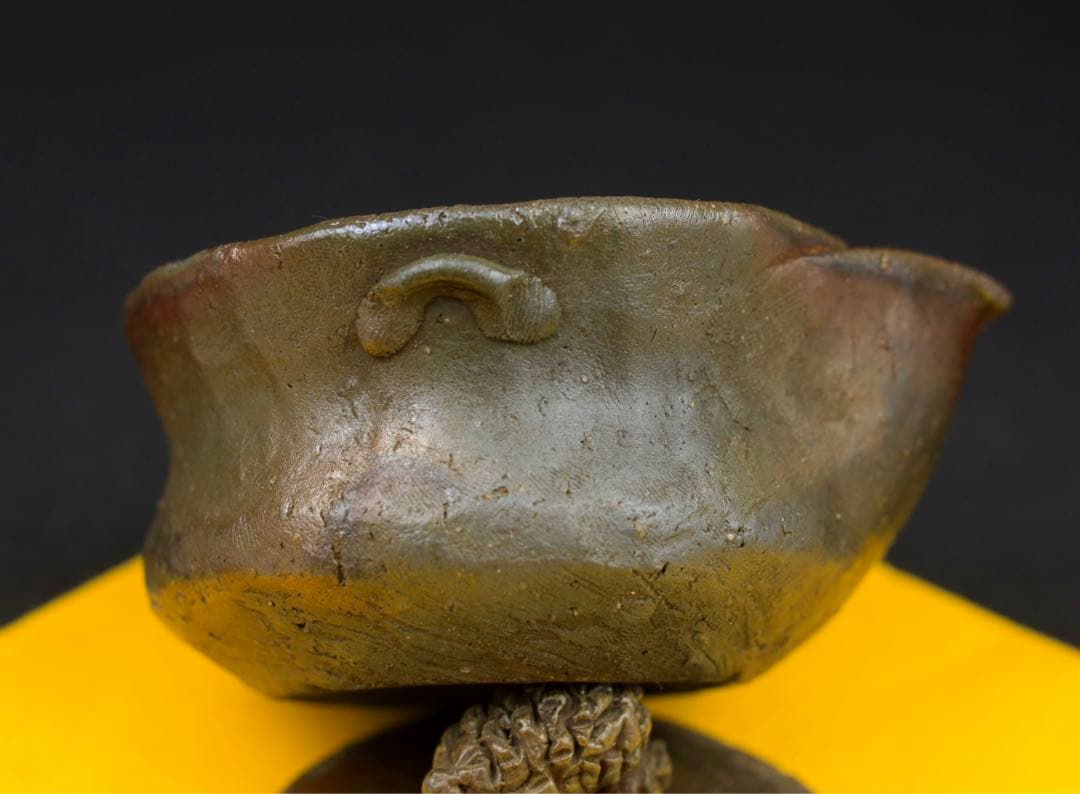 備前焼 森 宝山 宝山 希少 手造松の実摘み 宝瓶 急須