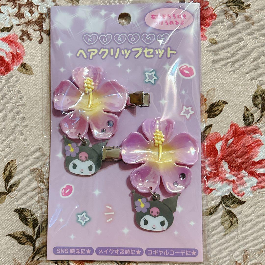 サンリオ　ときめき平成コギャルデザインシリーズ　クロミ　ヘアクリップ