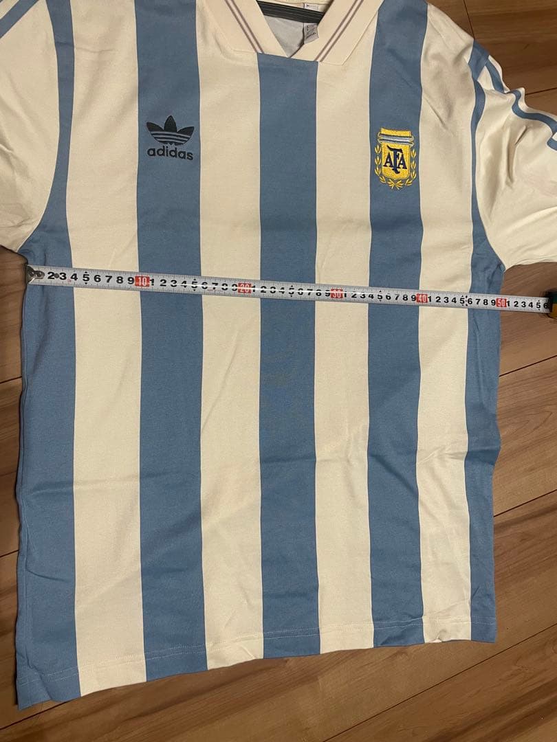 アディダスオリジナルス アルゼンチン 代表1986復刻ユニフォームシャツ