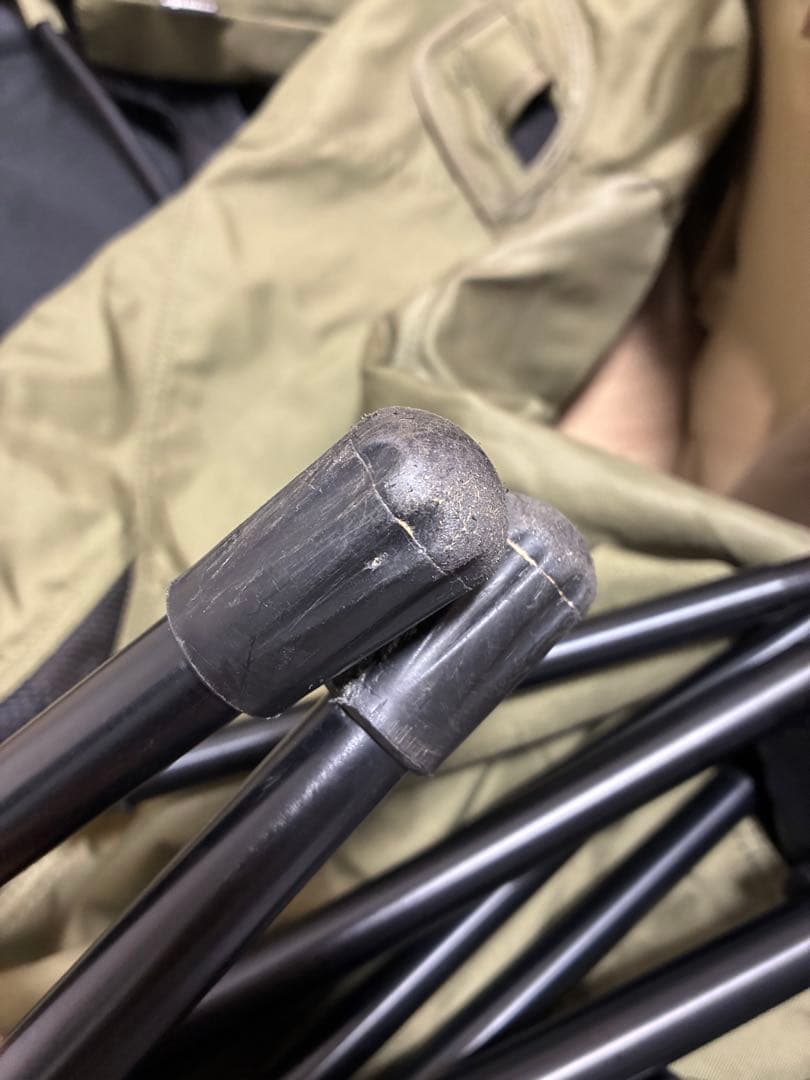 ※再度値下しました※　ogawa ツーアングルチェア L オリーブ2脚