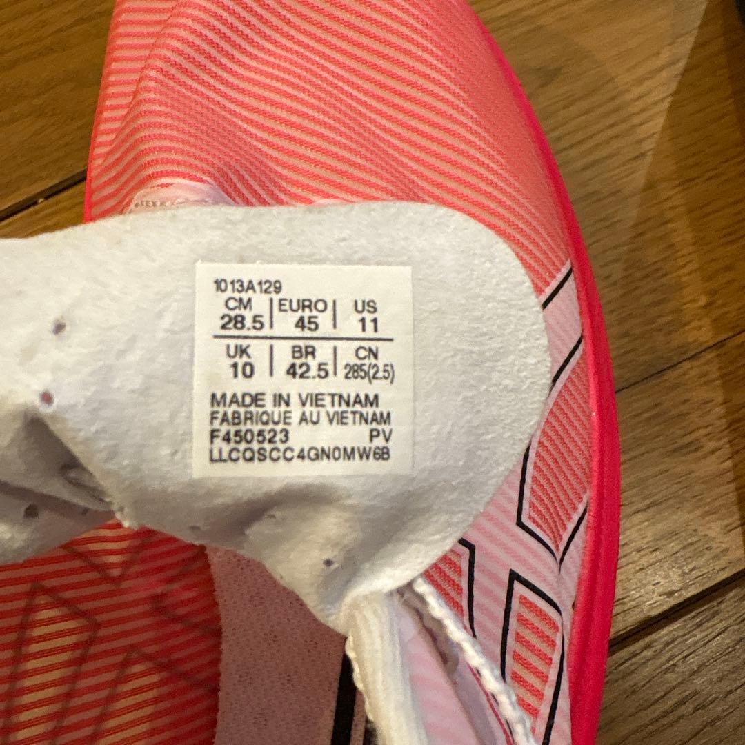 ASICS S4 28.5 Diva Pink/White 走行62km美品