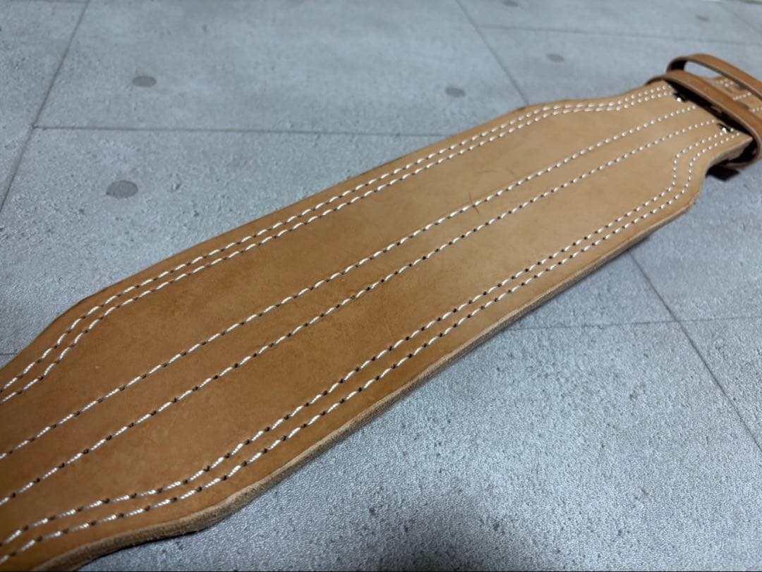 希少　新品　アメリカンドリーム レザー　革製　トレーニングベルト　希少Sサイズ