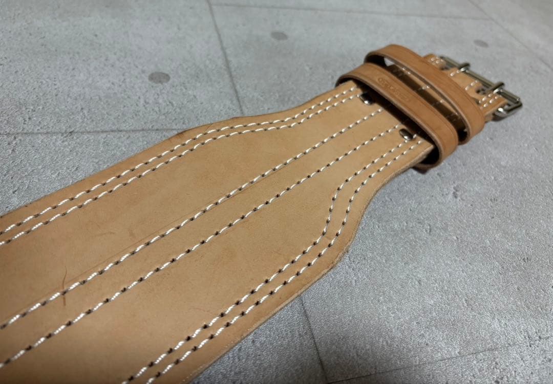 希少　新品　アメリカンドリーム レザー　革製　トレーニングベルト　希少Sサイズ