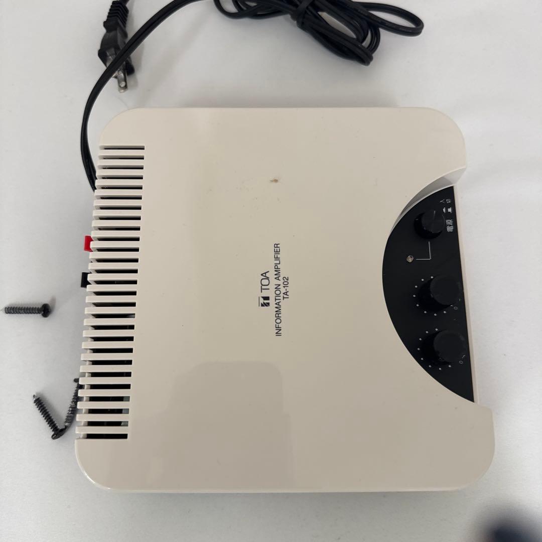 TOA マイクPM660＆アンプTA102＆スピーカーBS320 T 備品