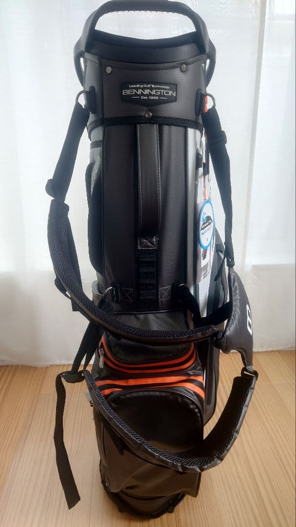 BENNINGTON ZONEゴルフバッグ グレー/オレンジ14分割　新品未使用