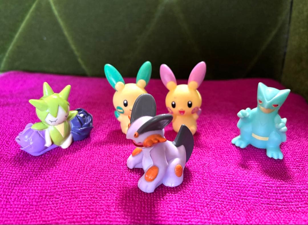 【限定品】ポケモンキッズ 色ちがい5体セット プラスル マイナン ジュカイン 他