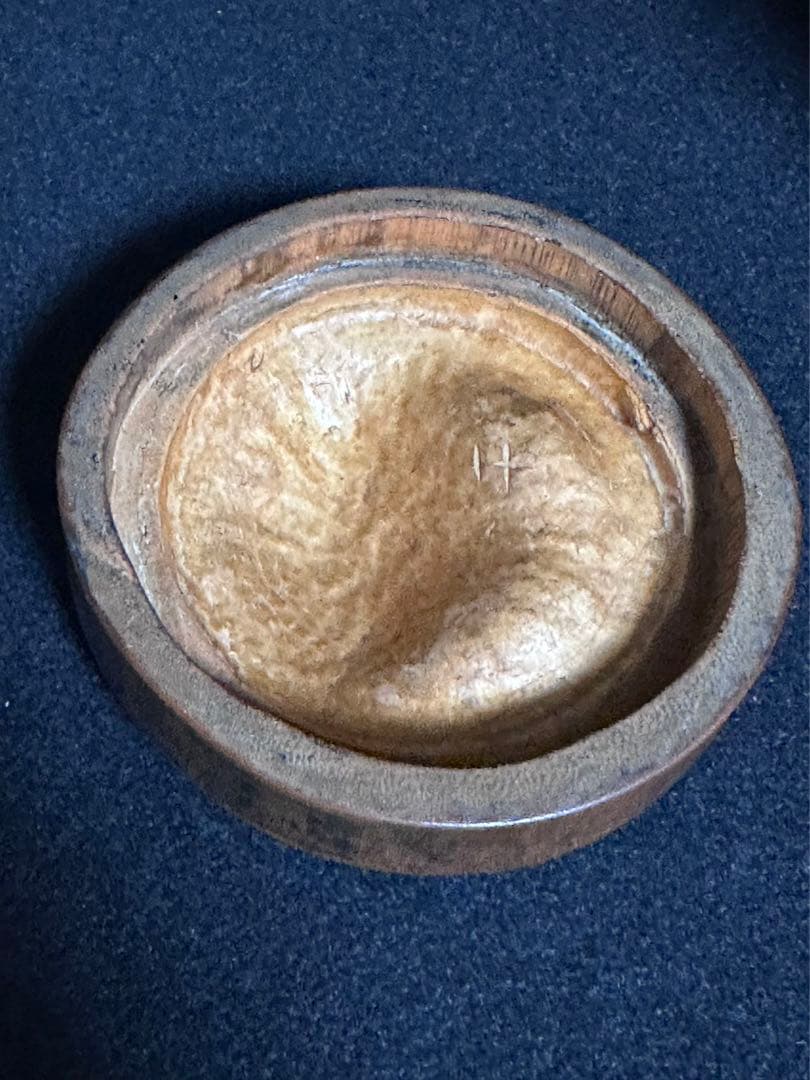 中国美術 竹製 松下三老人彫　蓋付き　古筆筒　 文房具　唐物　 古美術