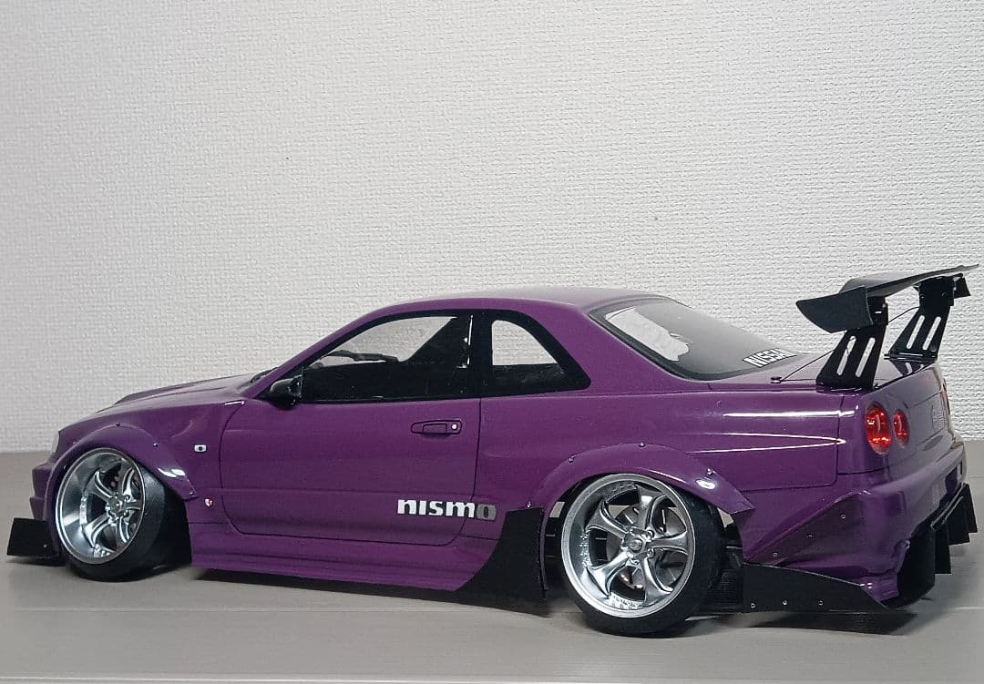 ラジコンボディ　カスタムボディNO.86 スカイラインR34 GTR