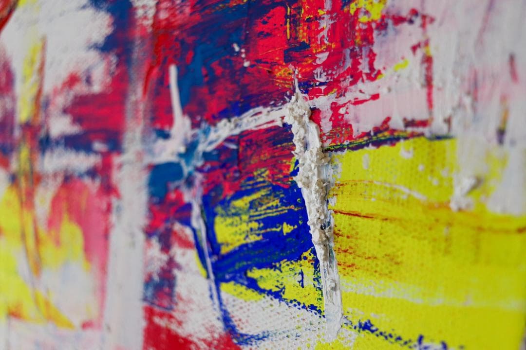 二枚組アクリル抽象画「自傷と降臨」｜現代アート・一点もの原画