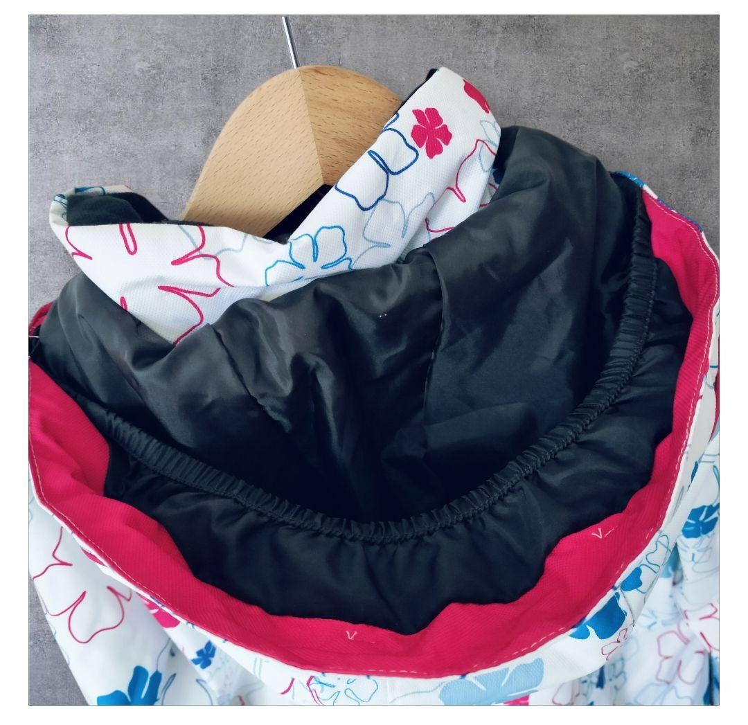 美品　Phenix クリスタルガールズ スキーウェア 160 花柄×ピンク 上下