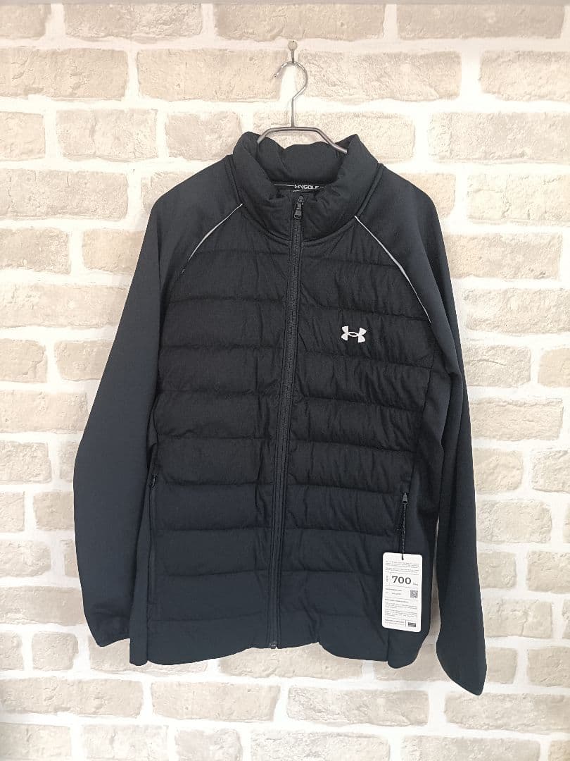 【新品♪】アンダーアーマー　ゴルフ　ダウンジャケット　黒 サイズM
