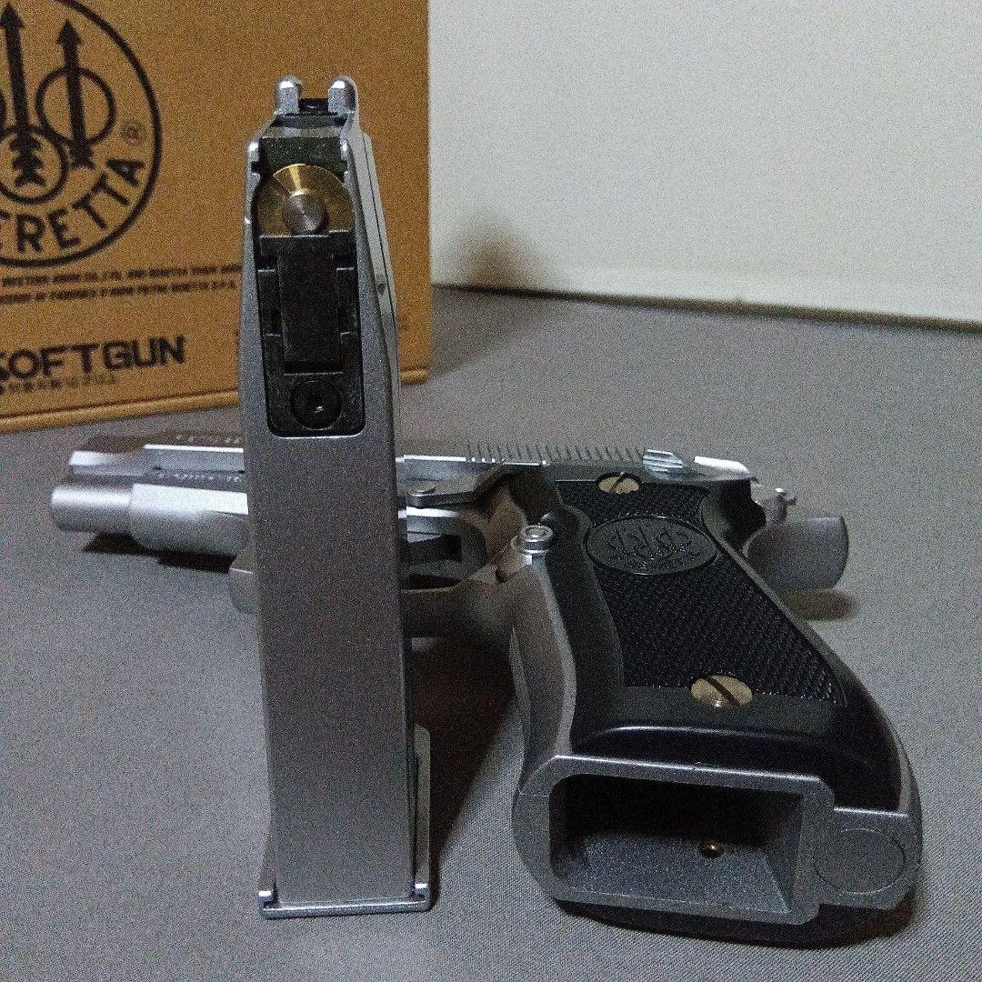 WA ベレッタ M84FS チーター ブローバック　シルバーモデル　　ウエスタン