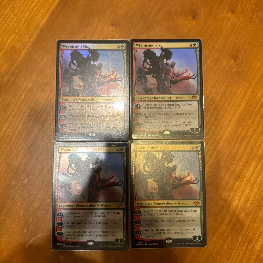 レンと6番　初版 foil 4枚セット