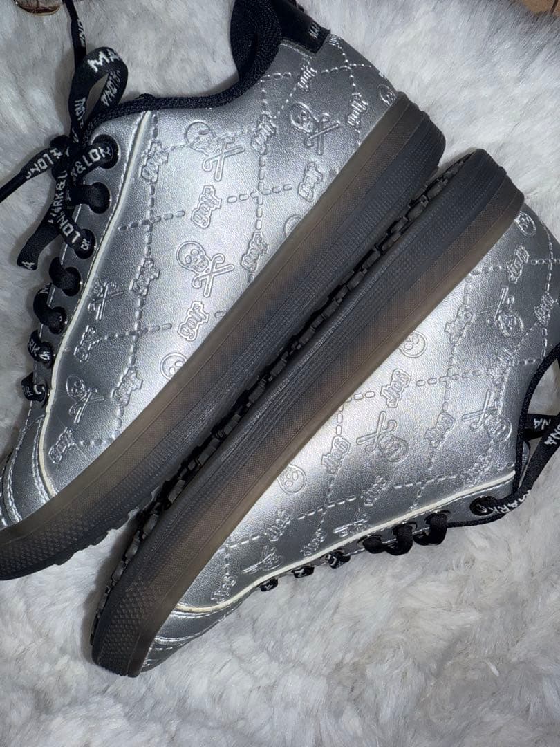 MARK & LONA ゴルフシューズ シルバー 23cm