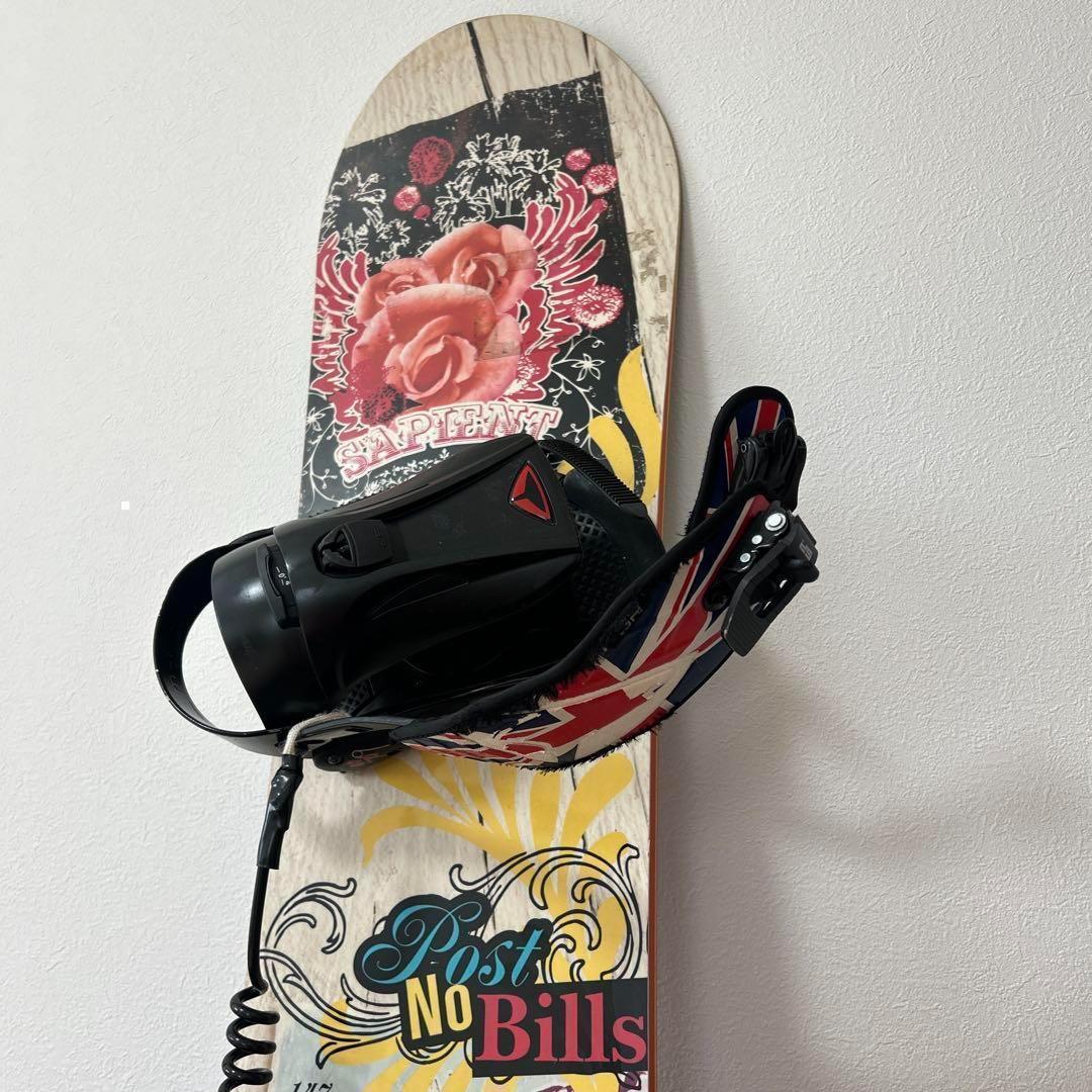 スノボ スノーボードセット デザイン ブーツ　バインディング付き