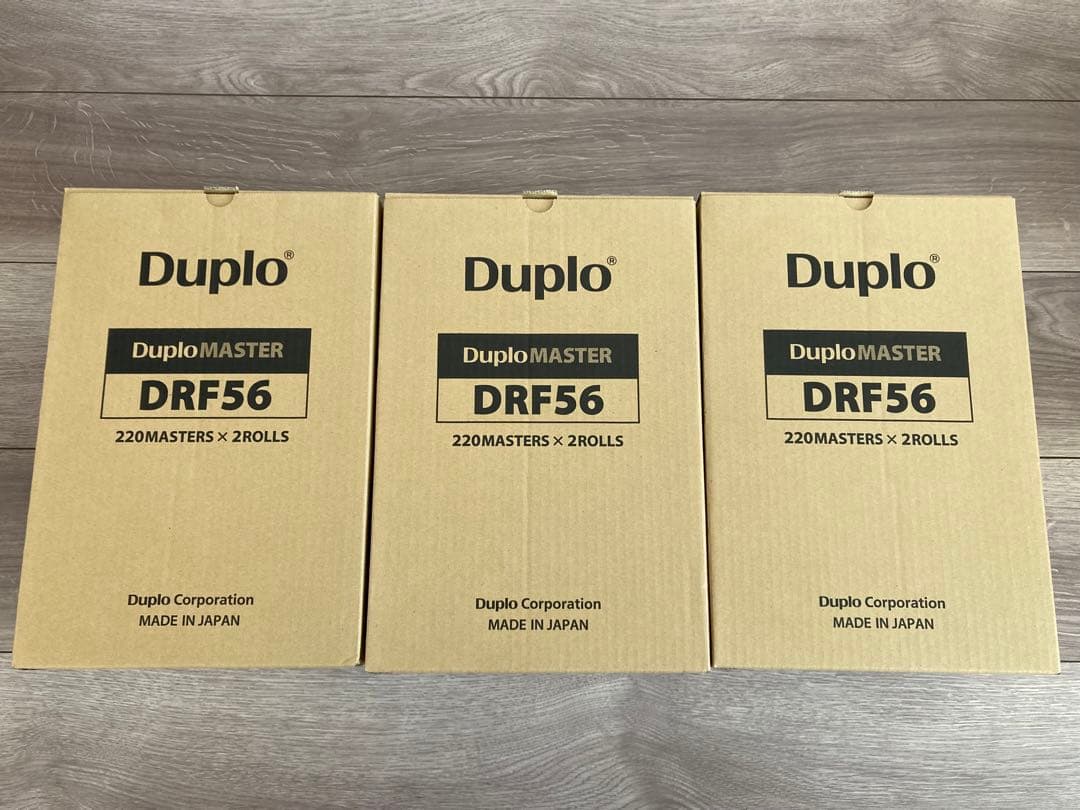 デュプロ印刷機マスター　DRF56 6本セット【純正マスター】