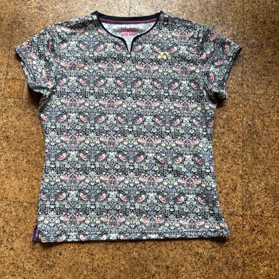 今季ヨネックス　ゲームTシャツ　サイズL リバティー柄