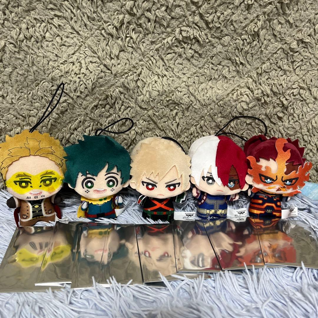 僕のヒーローアカデミア ちみっともぬい【ナムコ限定】5種セット