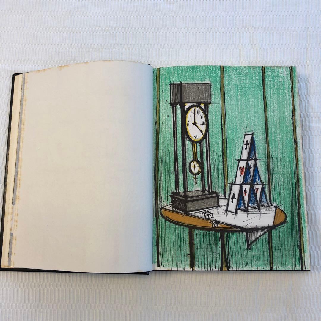 ベルナール・ビュッフェ　皮表紙画集　リトグラフ入り