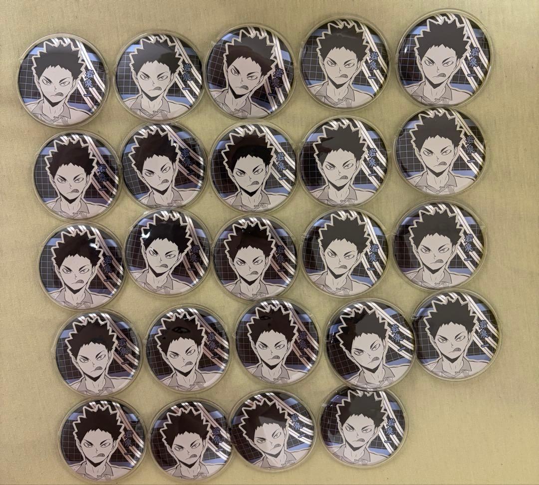 ハイキュー!! デコレクション缶バッジ第1弾 岩泉一 24点セット