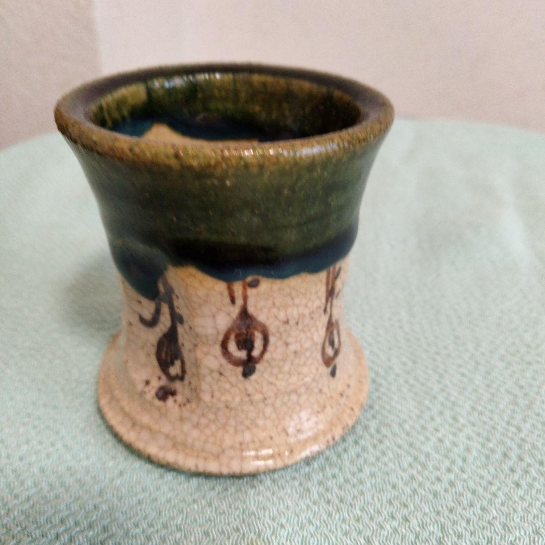 高野昭阿弥　染付祥瑞山水宝尽水指、大徳寺茶杓、　織部蓋置、唐物写　独楽棗、未使用