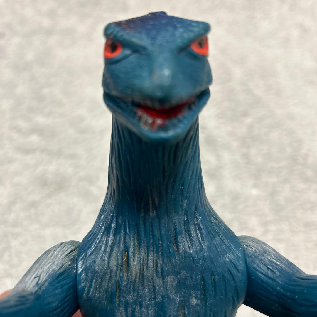 ゴジラ　50年以上前　フィギュア　赤目　 ソフビ　　ブルマァク