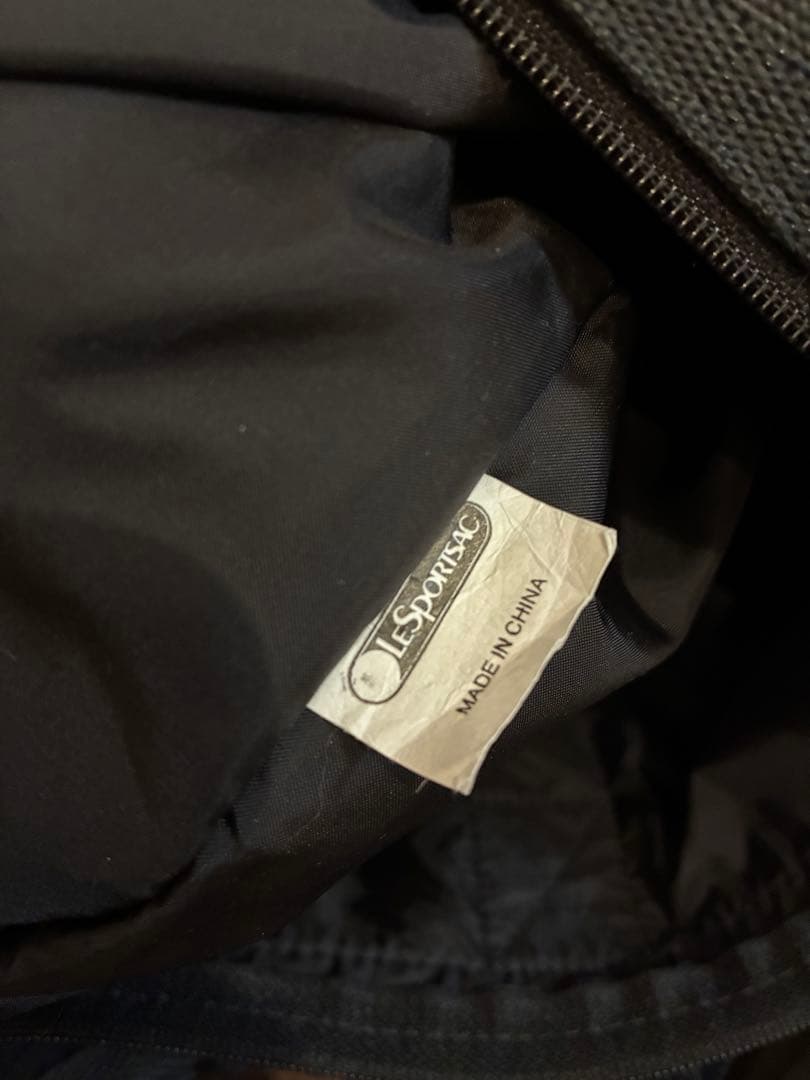 新品同　レスポートサック ボストンバッグ　オールブラック