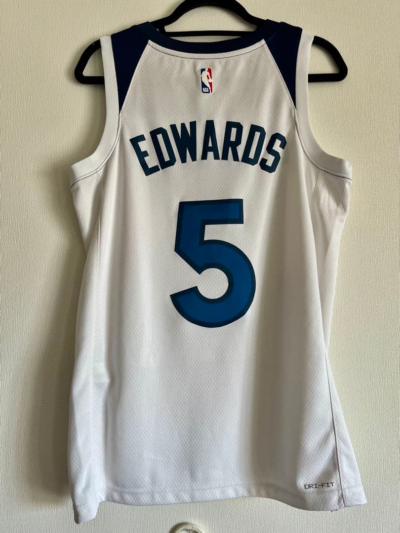 バスケ NBA ティンバーウルブズ　アンソニー・エドワーズ　ユニフォーム