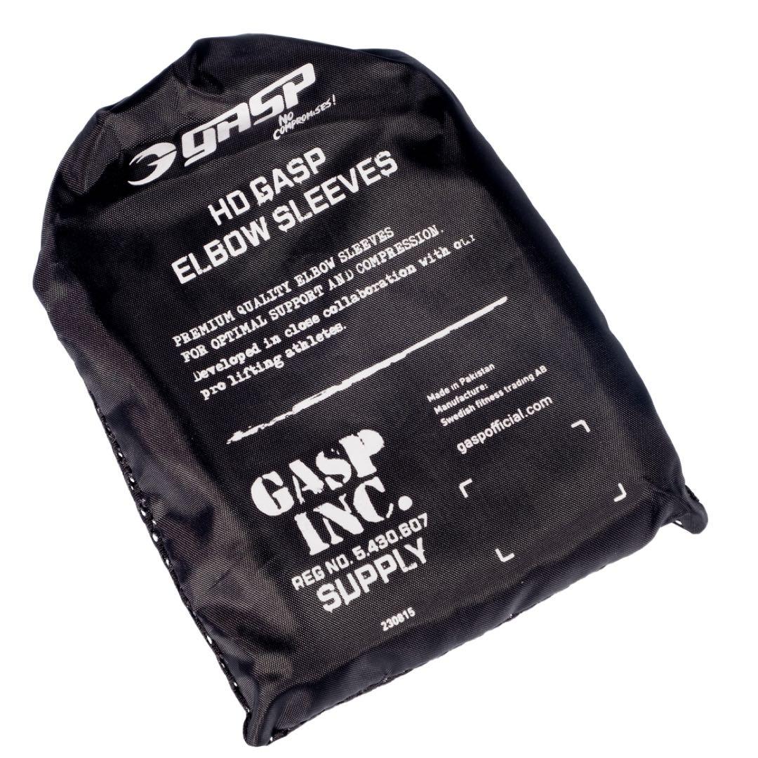 ウエイトトレーニング Gasp Elbow Sleeve, Black/Yellow 10inch