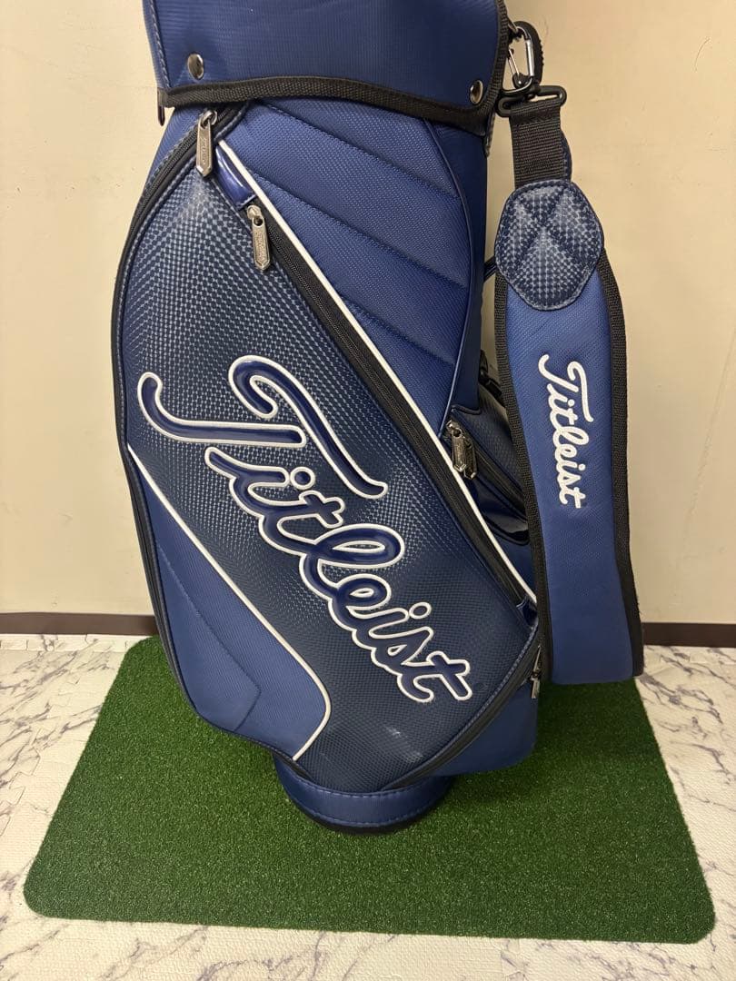Titleist キャディバッグ 青