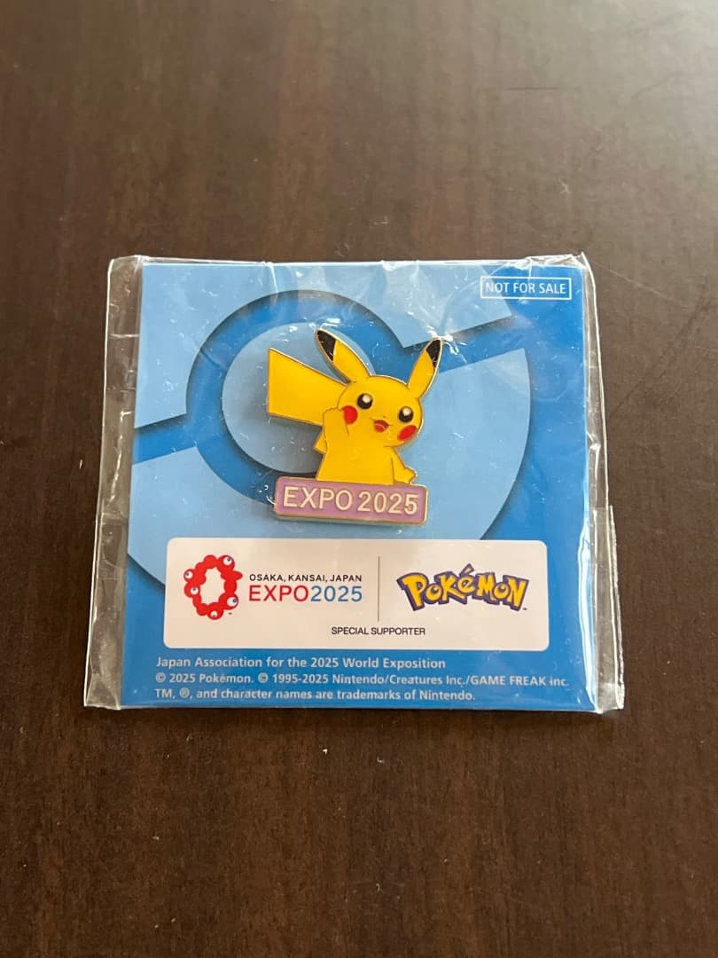 大阪関西万博EXPO2025 ピカチュウ EXPO 2025 ピンバッジ　非売品