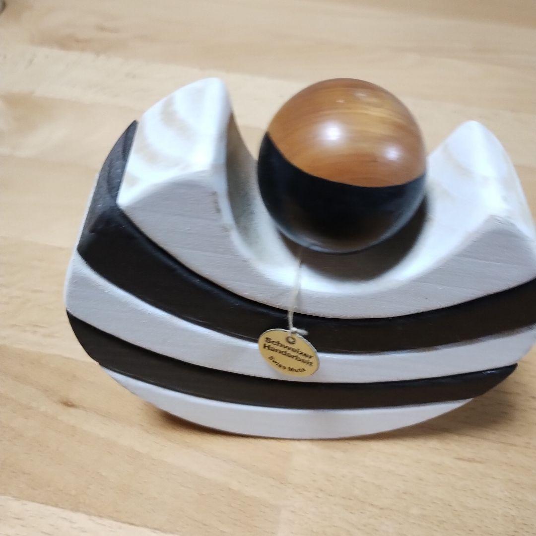 Tello Rare製、ヴィンテージ品　スイス製　白黒マイム　積み木　おもちゃ