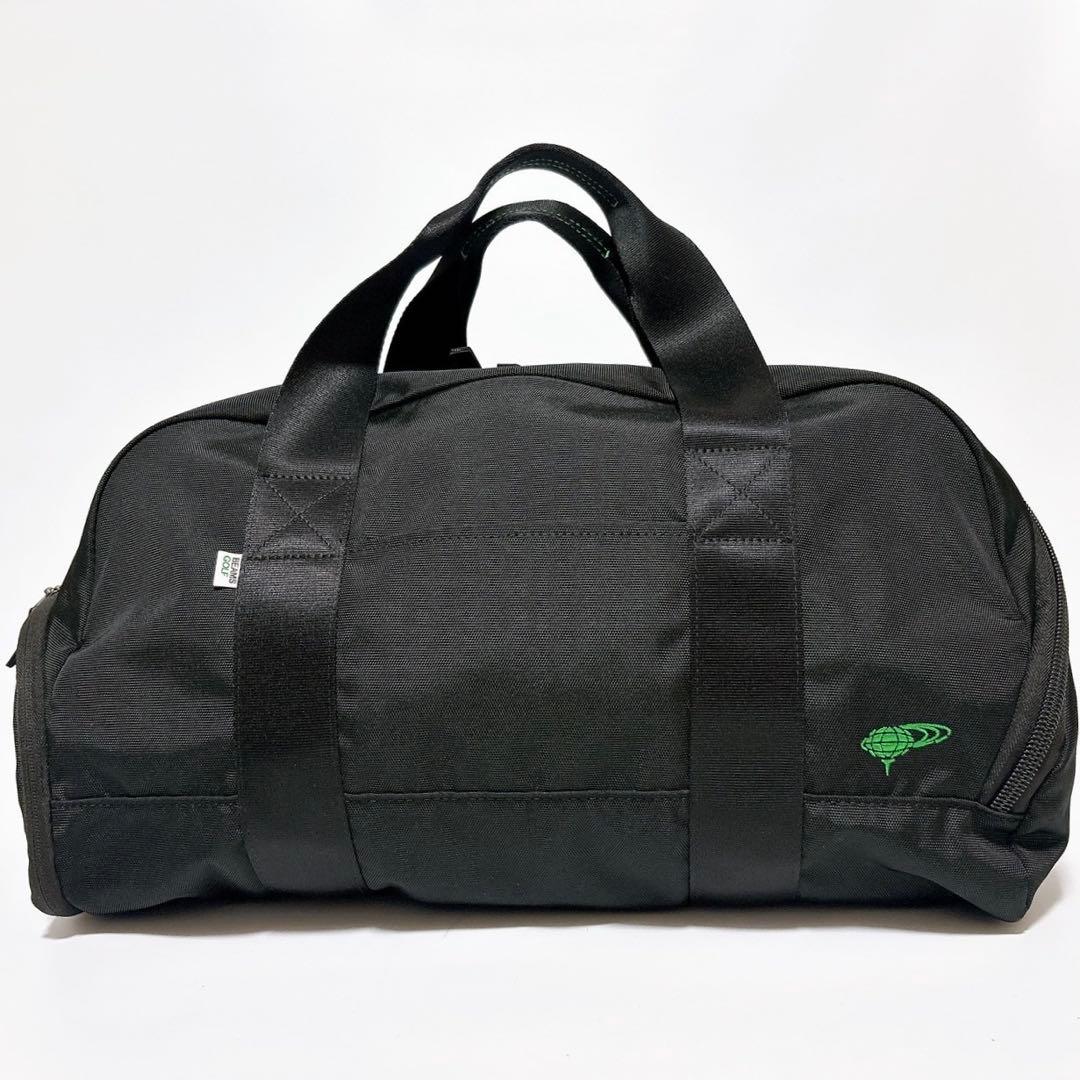 《美品》ビームスゴルフ ボストンバッグ ゴルフ シューズケース付き ブラック