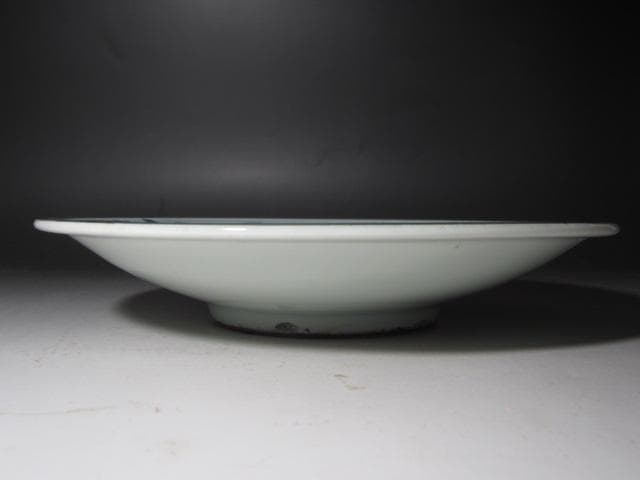 ★　古伊万里　染付龍図皿　味わい深い一品です★x306