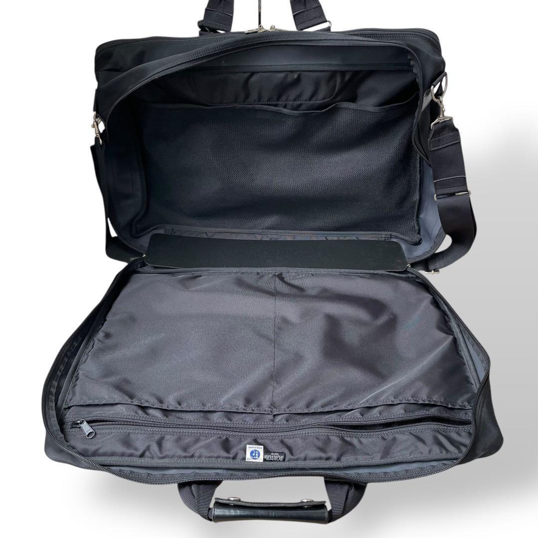 PORTER ポーター★2way ガーメントバッグ 大容量 ナイロン ブラック