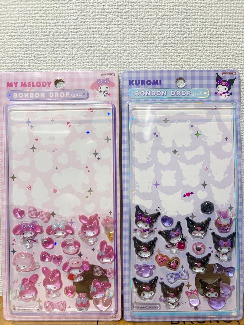【正規品】15種 ボンボンドロップシール おすそわけ　ディズニー サンリオ